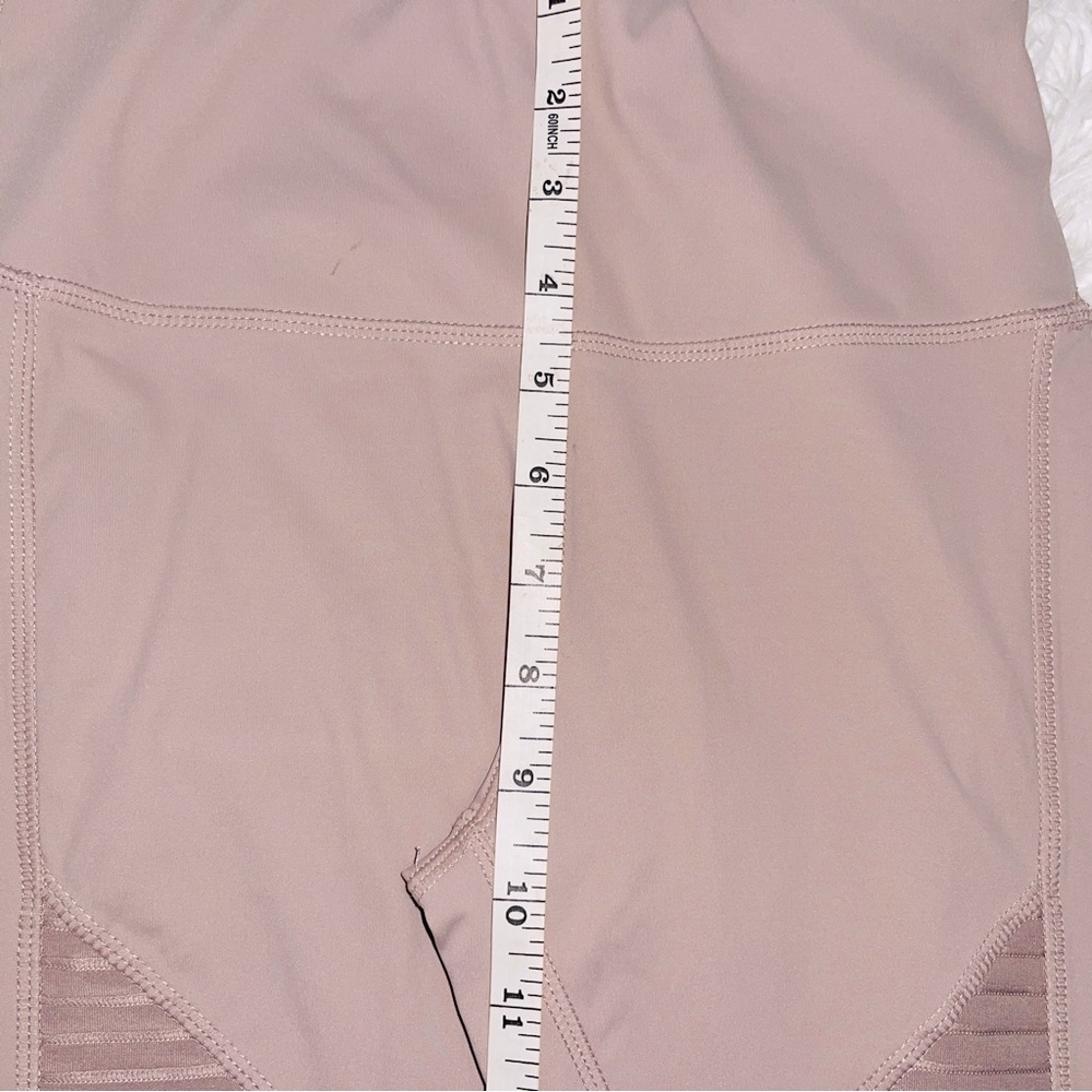 SOLD F21 Mauve Active High Rise Moto Leggings - Picture 8 of 10